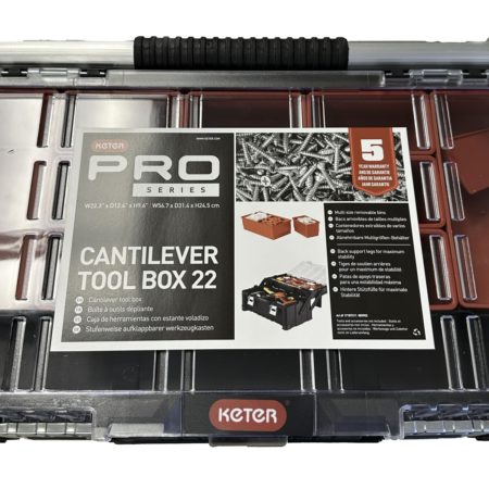 22" CANTILEVER TOOLBOX