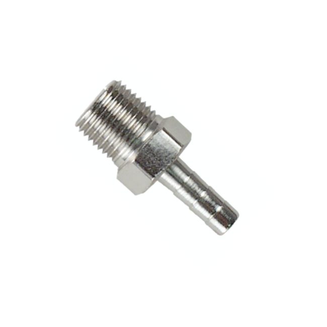 HOSE BARB CONNECTOR 1/8 HOSE BARB X 1/8 NPT MALE 200 PSI MAX