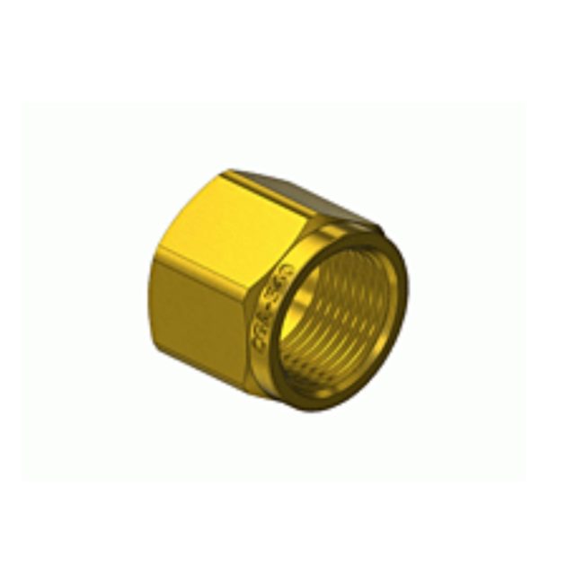 HEX NUT / O2 / CGA 540 / BRASS / 3000 PSI