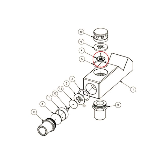 Porter 61302500 Mushroom Valve