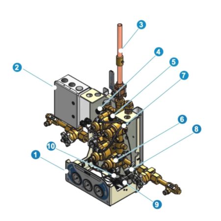 Beacon Medaes MNE-HH3X3-O2-AS Standard Automatic Manifold - Image 2