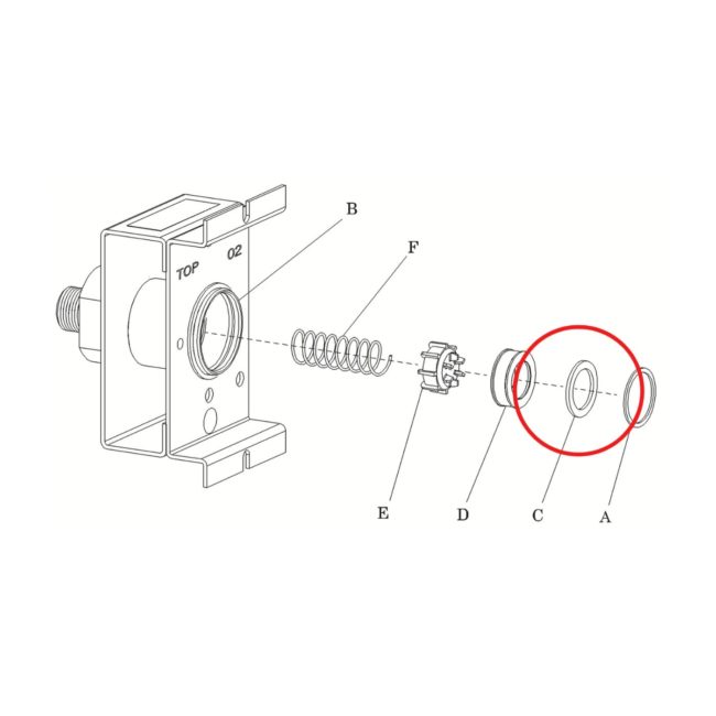 Beacon Medaes 4107209788 Secondary Retaining Ring Broward A&C Medical