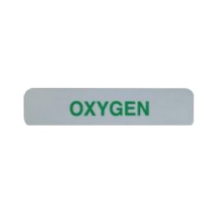 BELMED 6000-0000-1003 O2 GAS IDENTIFICATION LABEL (6 PKG)