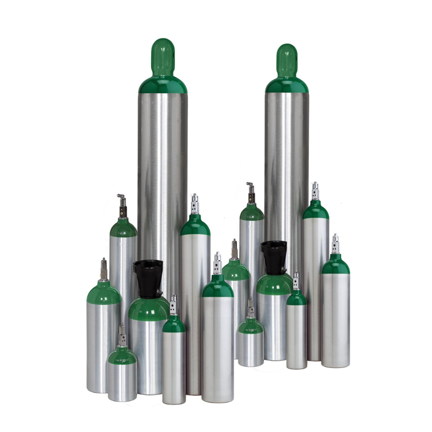 CYLTEC 3ALM60 O2 Aluminum 60 CF Cylinder Broward A&C Medical Supply