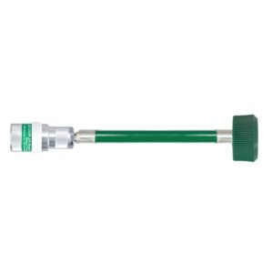 Medical Oxygen Hose Schrader Coupler by DISS Hand Tight 5 FT