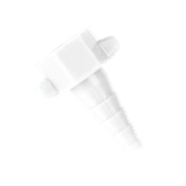 Precision Medical 0122 White Disposable Tubing Nipple