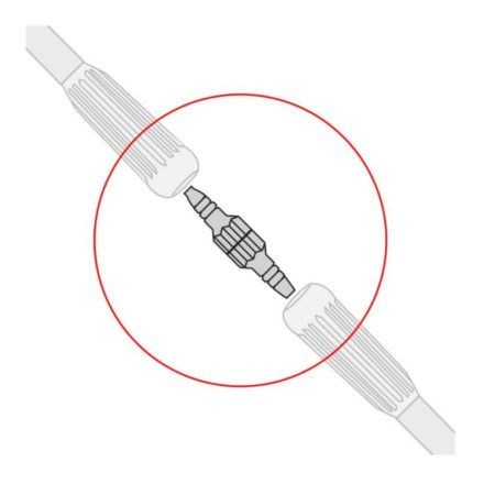 Salter Labs 1220 Oxygen Swivel Tubing Connector - Image 2