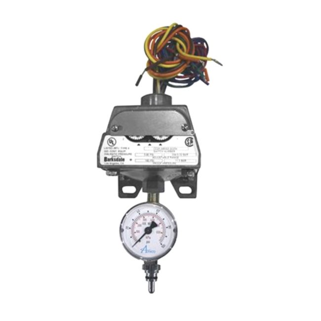 Amico M-PRSW-GA-OXY Pressure Switch with Gauge for Oxygen