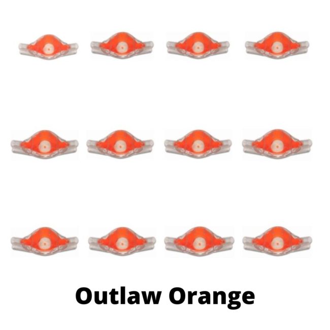 Accutron 33037-10 ClearView Single-Use Nasal Masks Pediatric Outlaw Orange 12 Pack