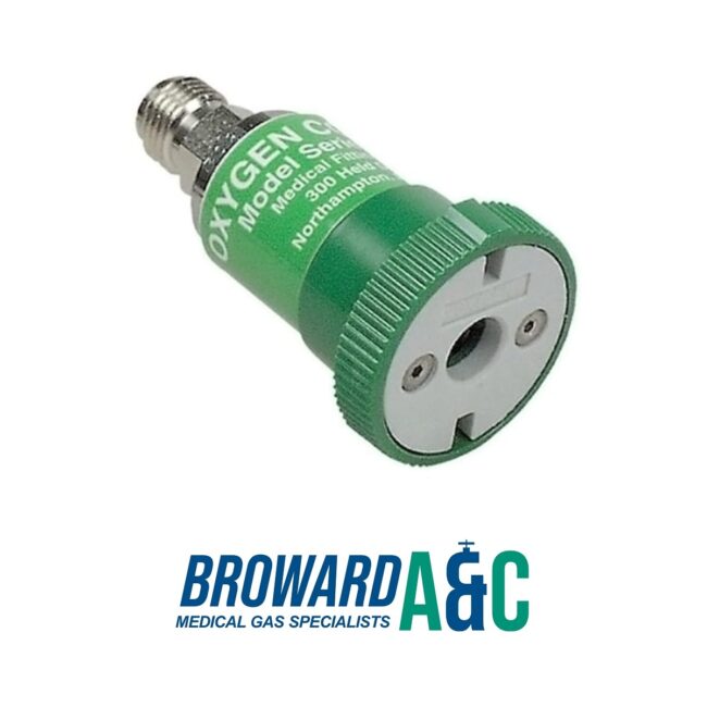 Precision Medical 2155 Oxygen Ohmeda Coupler by DISS Male