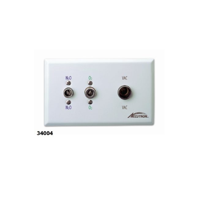 Accutron 34004 Recessed Q/C Triple Outlet Station