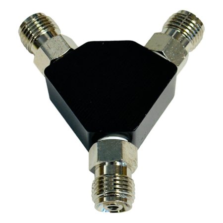 One DISS Male Check Valve Inlet by Two DISS Male Check Valve Outlets
