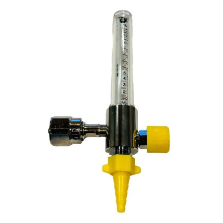 Broward AC Medical 12172 Air Flowmeter 0-15 LPM Female DISS Hex Nut with Hose Barb