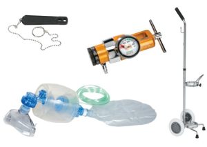 Belmed E100 Portable Emergency Manual Oxygen Resuscitator System