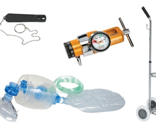 Belmed E100 Portable Emergency Manual Oxygen Resuscitator System