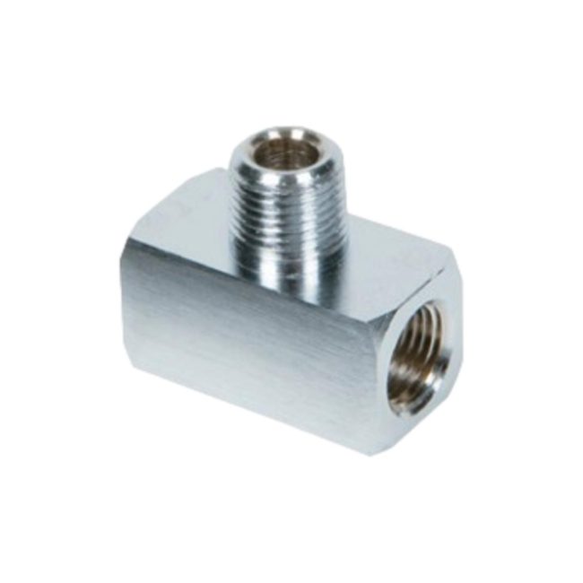 Belmed 6004-0000-0018 - Tee - Male 1/8" NPT X Female 1/8" NPT Ends