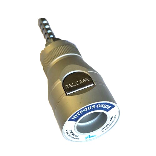 N20 Puritan-Bennett Female Coupler 1/4 inch Hose Barb
