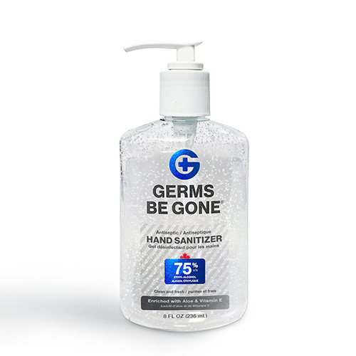 W.B. Mason Co. Hand Sanitizer, Fragrance-Free, 8 oz