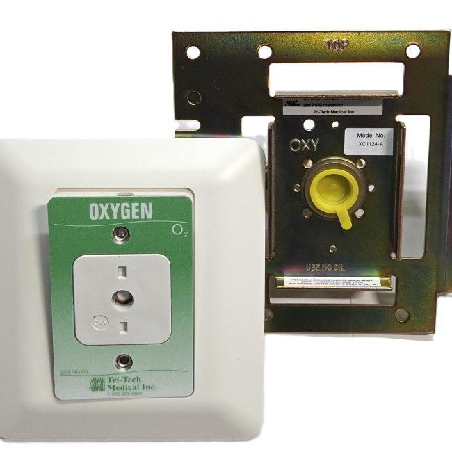 Tri-Tech Medical XQ1124 Complete Wall Outlet Ohmeda Oxygen