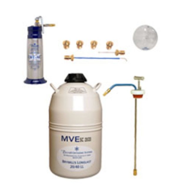 Brymill BRY-1002 Dermatology Package with 10 oz CRY-AC3 LN2 Sprayer